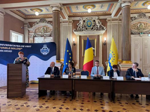 Universitatea și cetatea, în dialog european la Arad: modele de dezvoltare și cooperare, dezbătute în cadrul unei conferințe internaționale