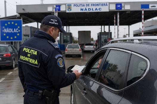 Permis de conducere fals, cumpărat cu 4.000 de euro, descoperit la Nădlac