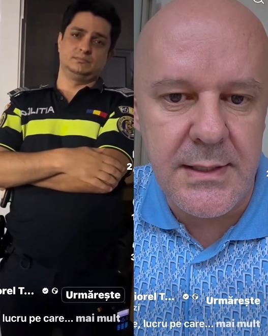 Polițiștii din Arad au ajuns material de studiu negativ, prezentat de Viorel Teacă, pe contul său de Facebook 